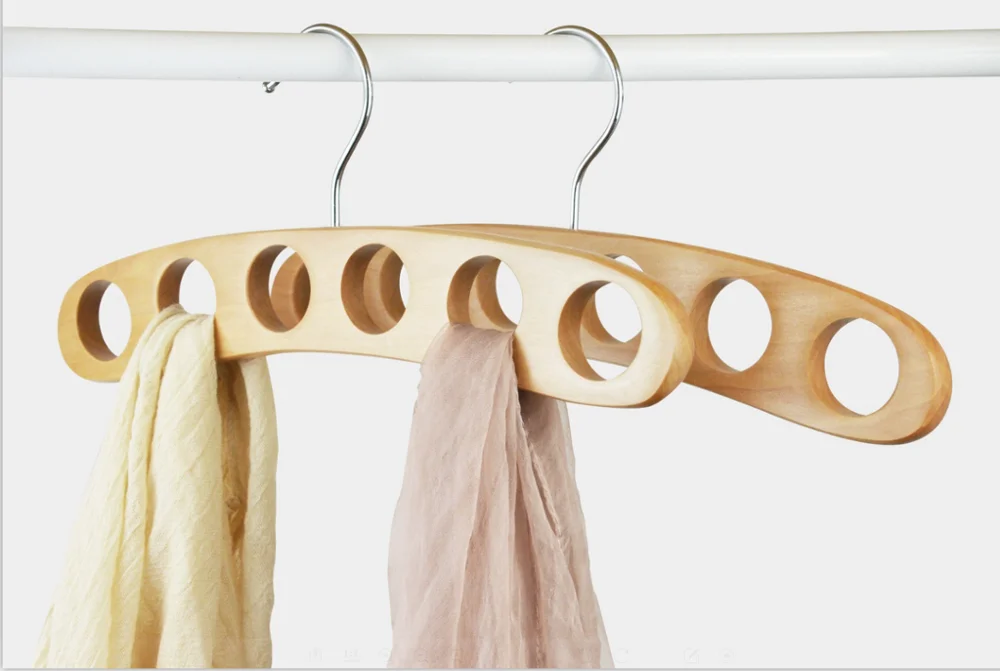 Yikai Wooden Tie/ Scarf Hanger 10 Holes - Buy Scarf Hanger,Wooden Tie ...