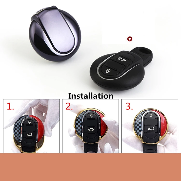 Best Selling Car Accessories Soft Tpu Button Car Key Cover Case Cover