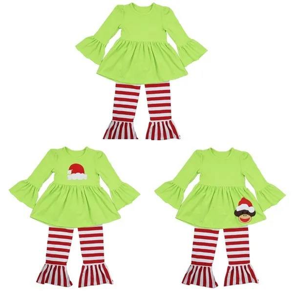 ruffle girl christmas outfits