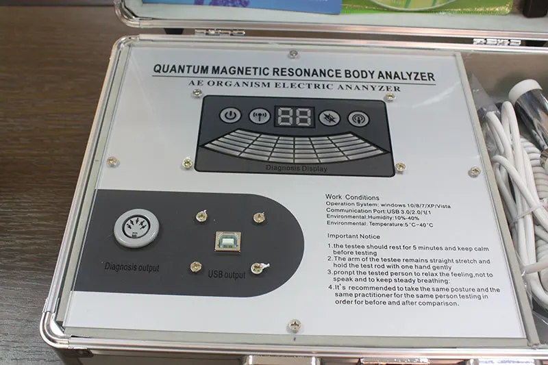 Latest quantum magnetic resonance body analyzer with 52 reports