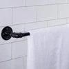 Black Electroplated Rust Free Finish With Mounting Hardware For Kitchen Or Bath Hanging 18 Inches