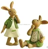 Creative gifts gifts married household adornment resin animal furnishing articles of rabbits