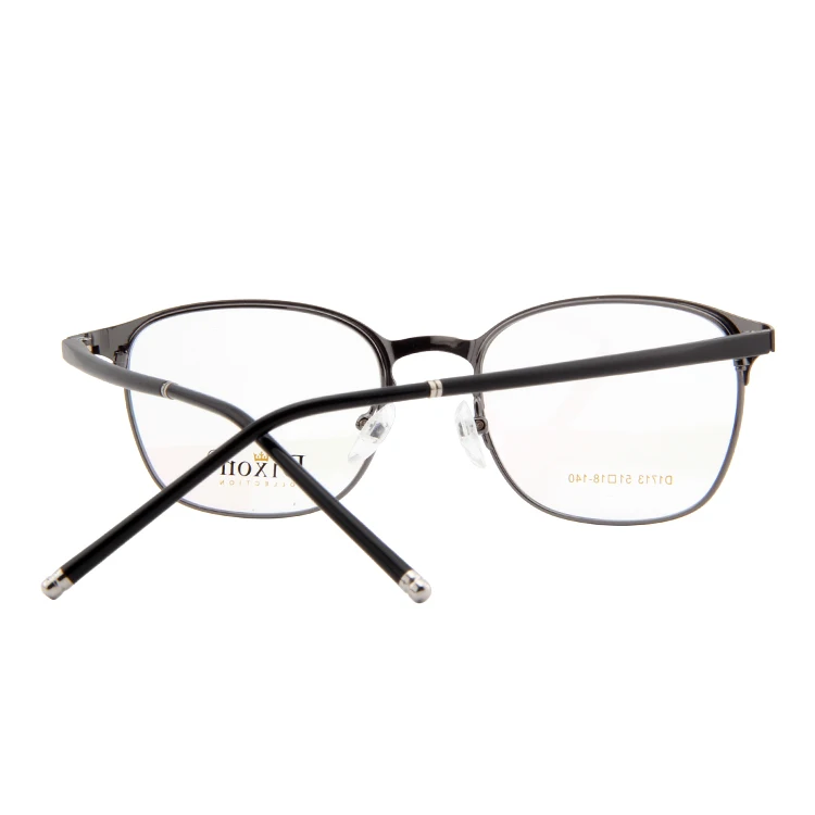 High Quality Simple Style Square Glasses Unisex Metal Optical Eyewear