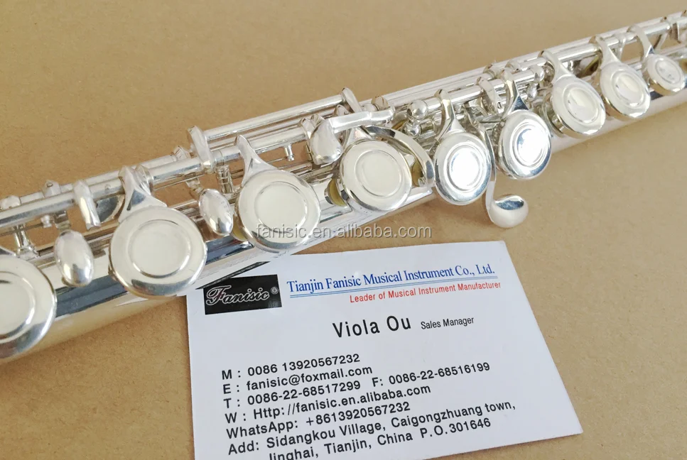 China Factory Outlets Silver Plated 16 Closed Flute