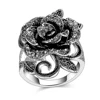 Mytys Competitive Price Rose Flower Championship Ring For Girls r1876