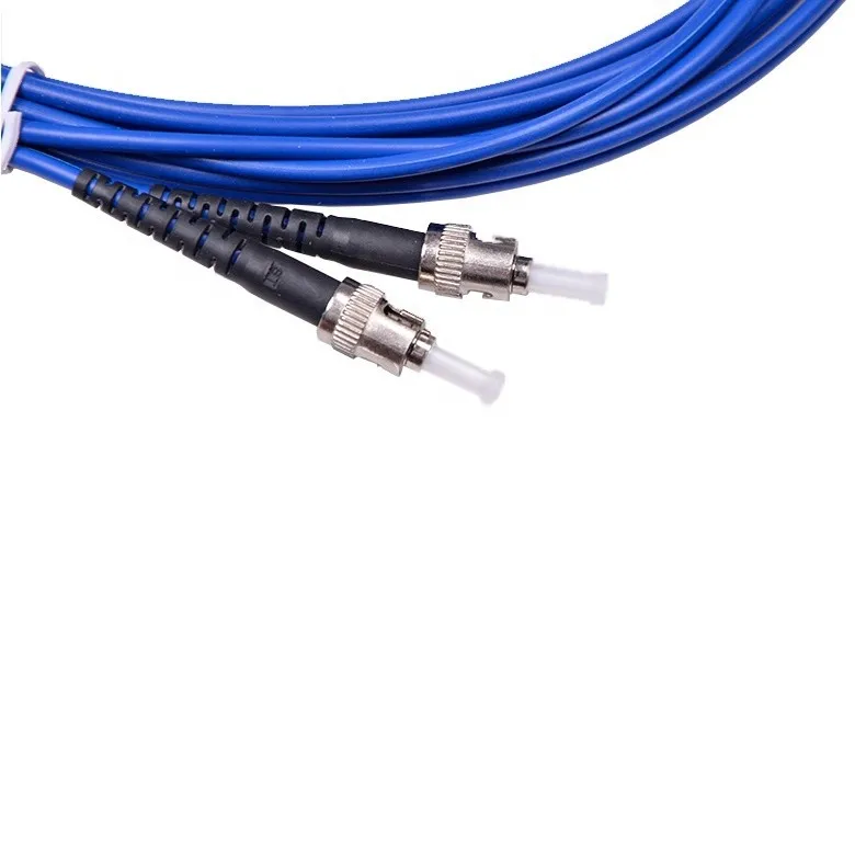 Lc St Spiral Armored Single Mode Duplex Lszh Pvc Fiber Optic Patch Cord Fiber Jumper Glasfaser 5607