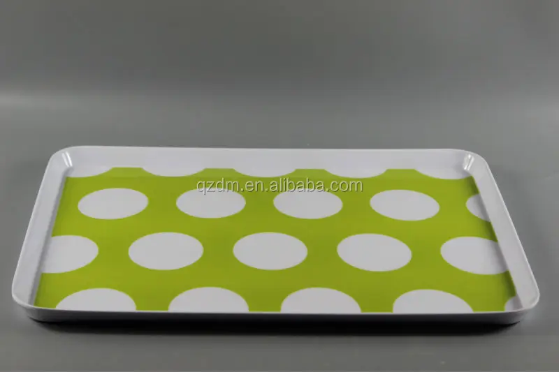 Korea Style Melamine Square Tray For Supermarket