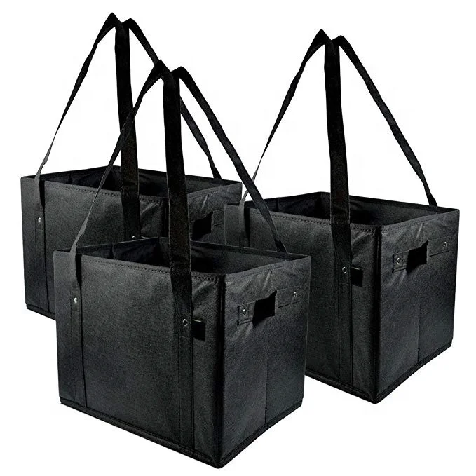 Large And Strong Home Kitchen Food Bag Collapsible Shopping Bags ...