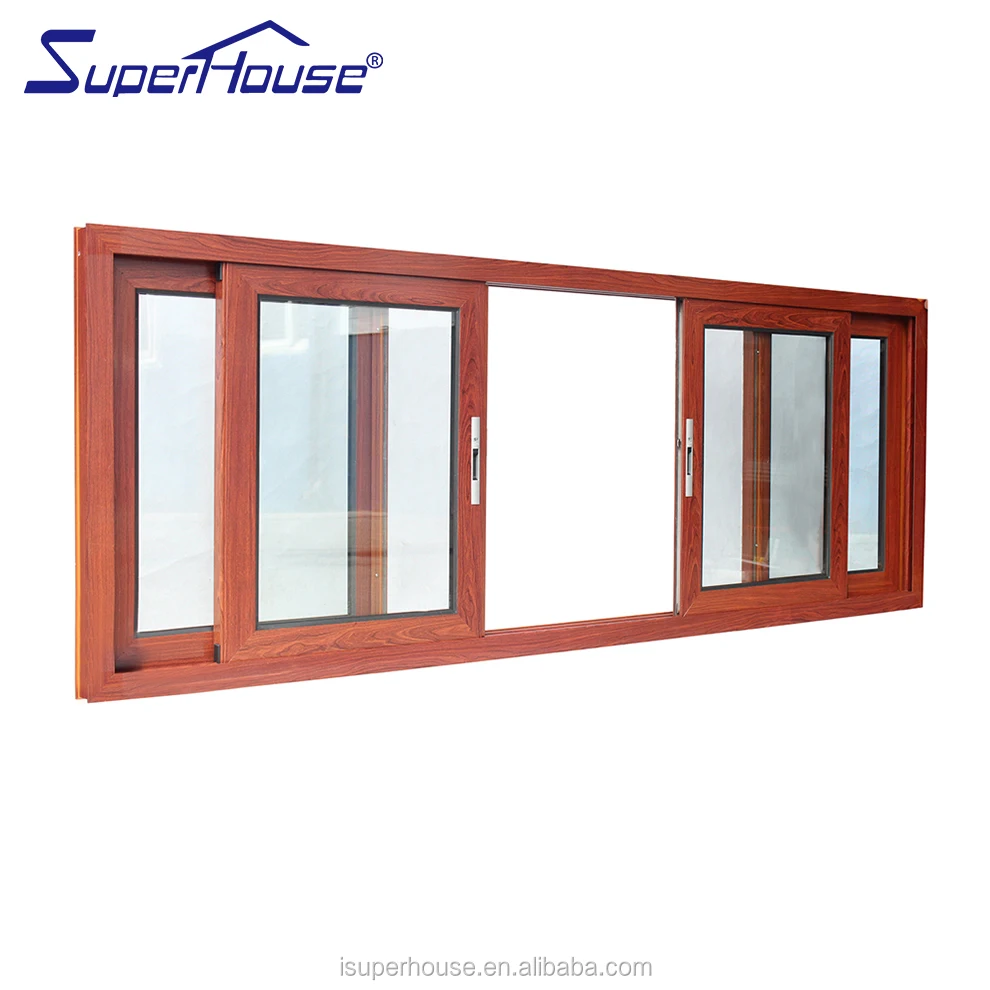 New design australian standard aluminium horizontal opening pattern pvc sliding window