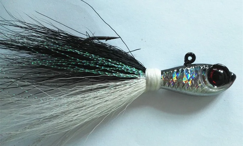 6- A-27 Ava Diamond Jigs 3 Oz.with Split Tube Tail Hook
