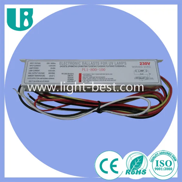 UV Lamp Electronic Ballast Integrated Ceiling Carbon Fiber YUBA PL-S 11W Lamp 