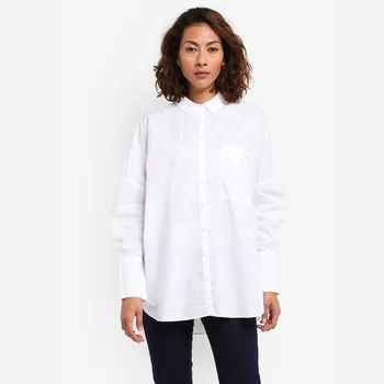 white long sleeve shirt womens formal