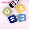 2019 nice design contact lenses box double quotation marks hard contact lens case 374