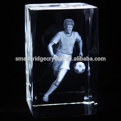 product 3d laser golfer crystal souvenir gift-22