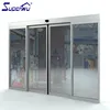 Airport used automatic aluminum sliding door sensor glass door