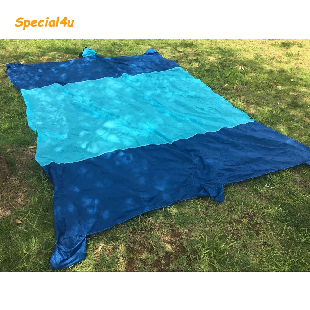 Ykjy035 Amazon Top Seller 2017 Parachute Nylon Beach Blanket Foldable