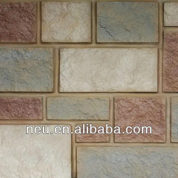 simulado panel de roca piedra natural piedra artificial flexible