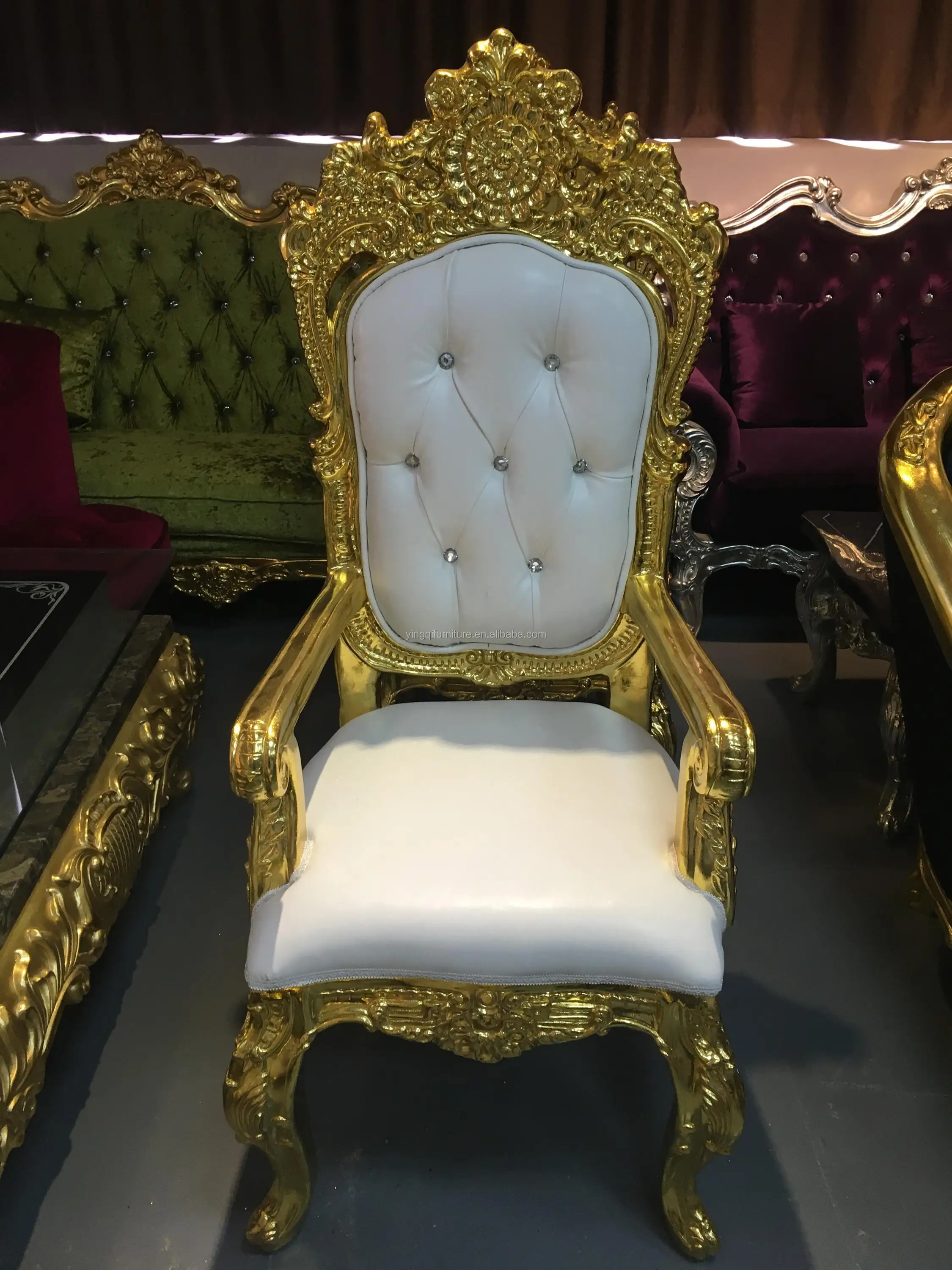 Italian Antique Wedding King Throne Chairs - Buy Antique King Throne