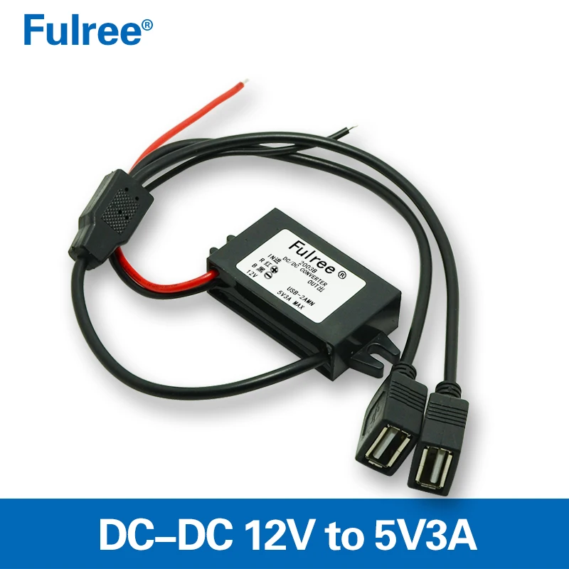 Dc-Dc 12v a 5v 3a Convertidor De Voltaje Micro Usb Reductor De Voltaje Para El Convertidor De Voltaje Del Coche