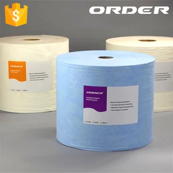 blue cleaning cloth roll