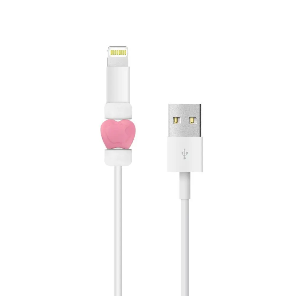 BUTEFO 2PCS Charging Cable Protector Saver-Apple iPhone USB Lightning Cable Protector-Protect Your OEM USB Data Cord for 4 4s 5 5c 5s 6 6+ 6s 6s+ Plus Phone, iPod & iPad-Perfect for Travel & On-the-go