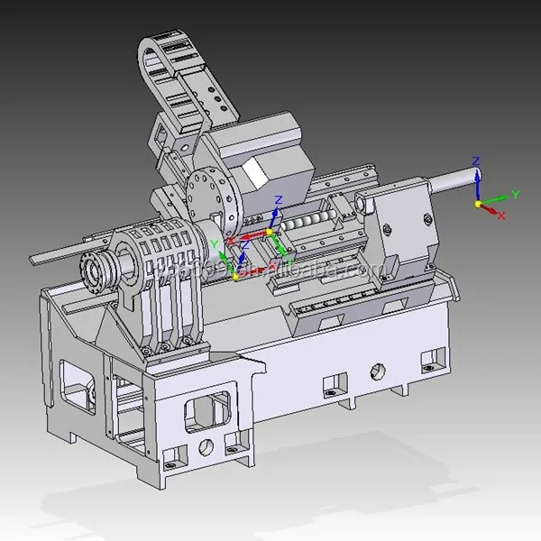 CNC Slant Bed Lathe CKS6140_03