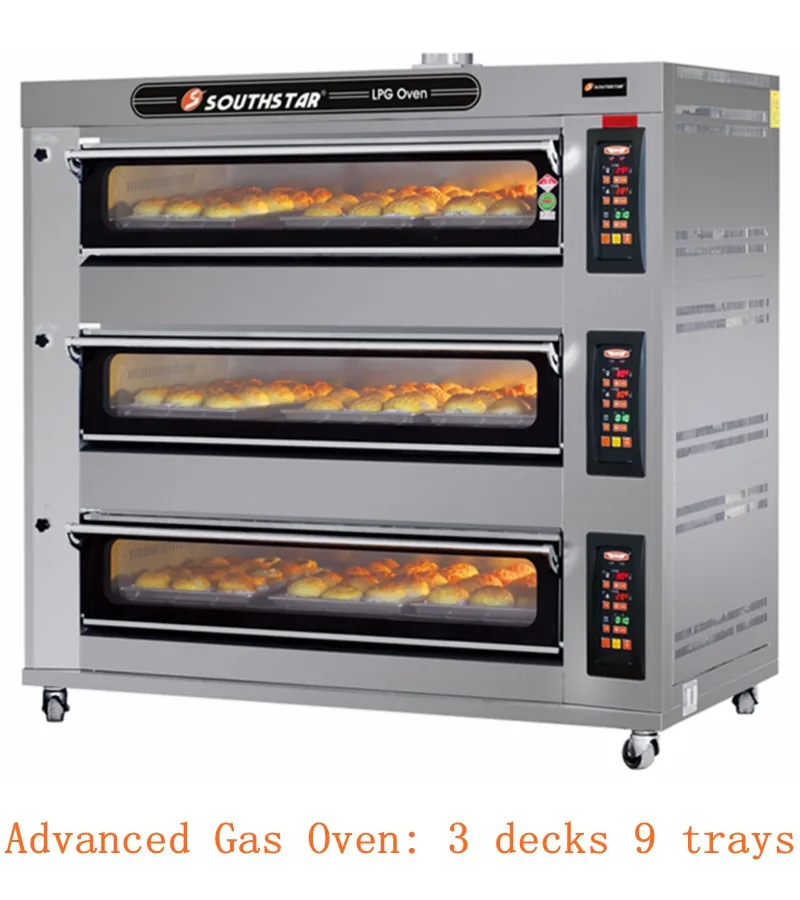 Southstar Hot Sale Advanced Gas Deck Oven With Big Glass Door For Bread&cookie&pizza Buy Glass