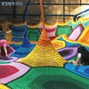 Best selling Kids Indoor Playground Knitted Rainbow Colorful Nylon Crocheted Climbing Net