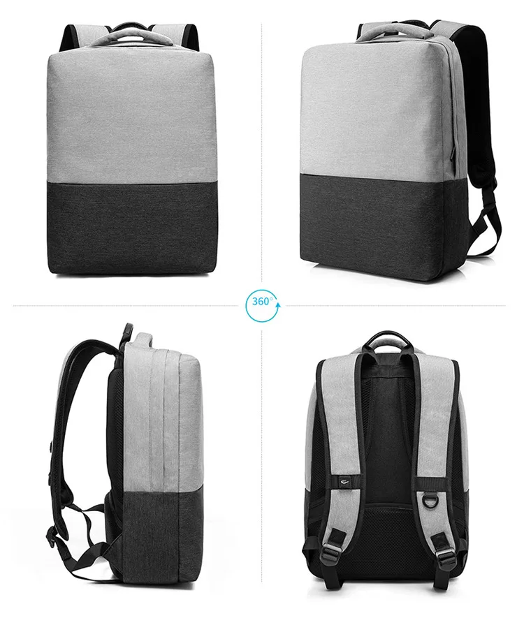 Elegant design stylish 15 inches anti theft waterproof Oxford business back pack rucksack laptop bags backpack