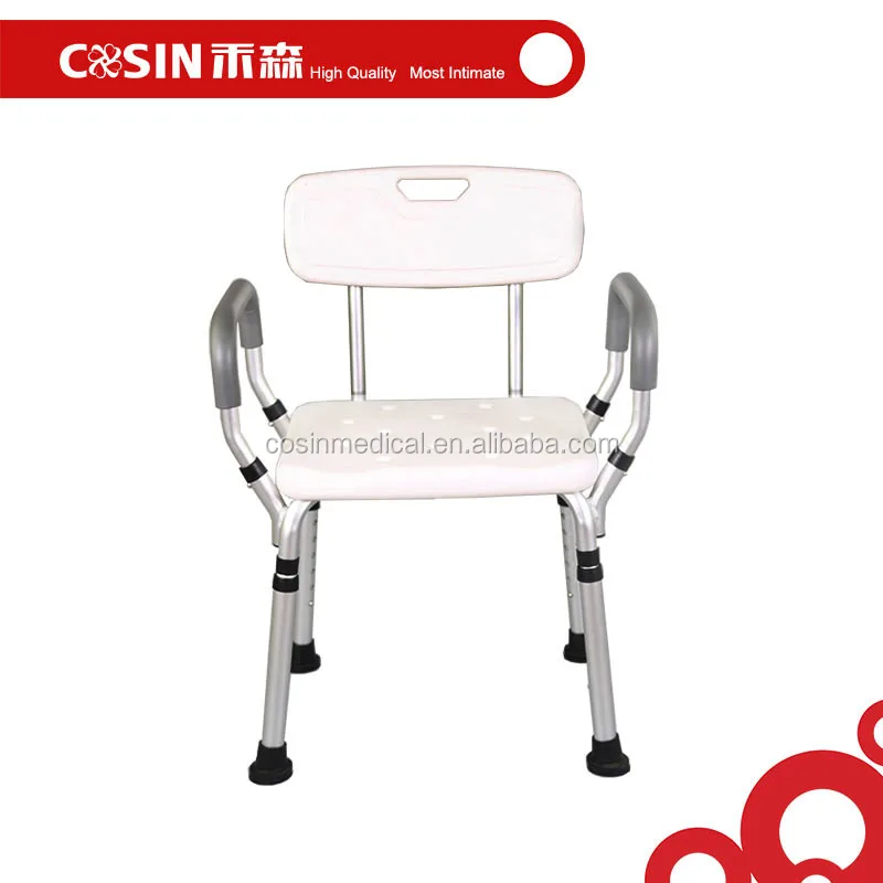 Baby Adult Elderly Shower Chair Bath Seat With Armrest Backrest