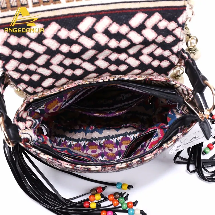 2016 Hot Sale Yellow Color Thai Hippie Bag Ladies Gypsy Boho Ethnic Handbags Wholesale - Buy ...