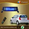 7X35B 12voltage programmable message car mini blue color led sign usage for car back window glass