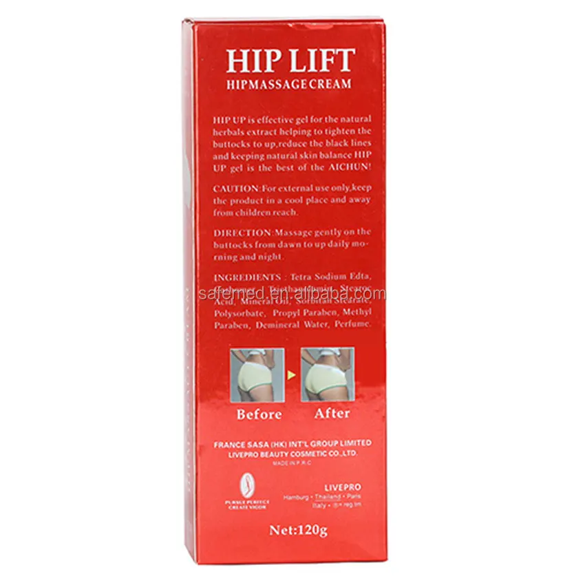 Natural Garlic Hot Chili Extract Hip Enlargement Massage Cream Hip