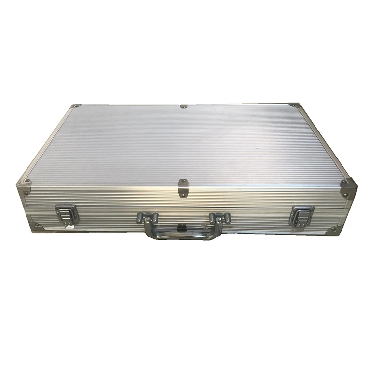 Aluminum Wine Beer Glasses Bottles Carrying Case Sample Case With