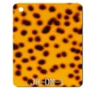 Laser cutting Leopard Print Tortoise shell cast acrylic sheet for wall