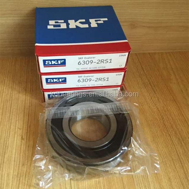 German High Quality Skf Bearing Deep Groove Ball Bearing 6309-2rs1 Size ...