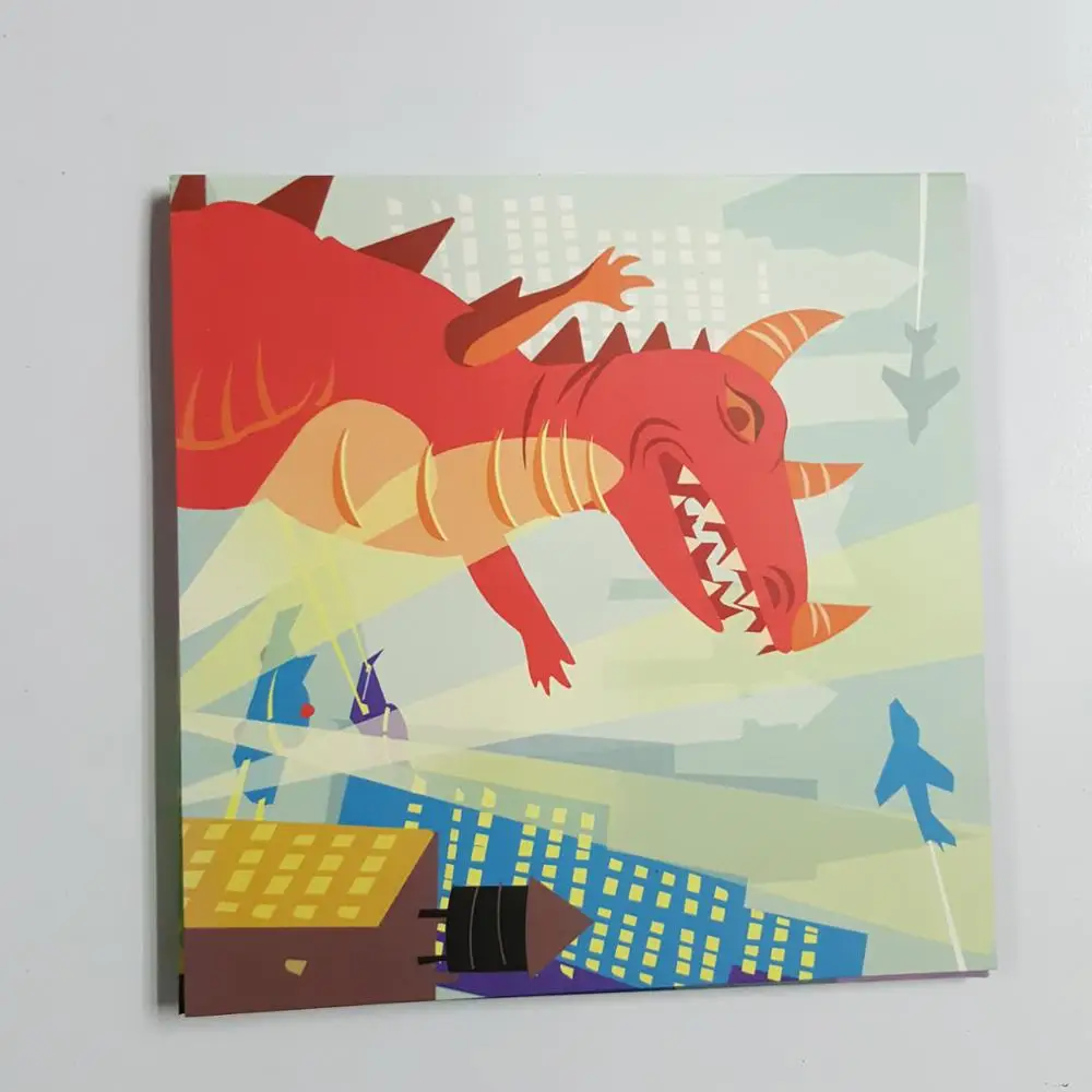 New arrival custom led light wedding invitations memory music greeting cards