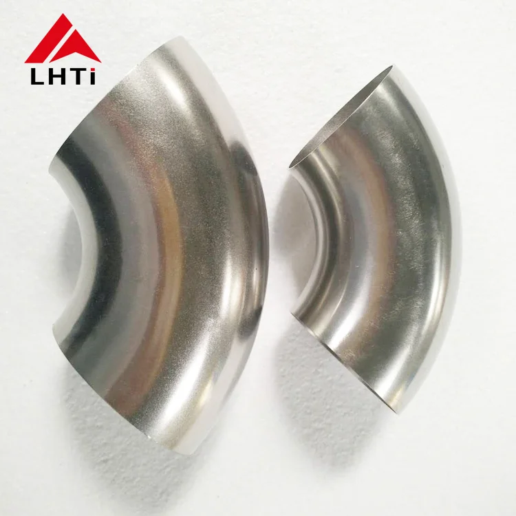 Gr2 titanium mandrel bends 90 degree elbow for exhaust pipe fittings