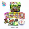 mix fruit flavor popping candy with funny DIY mini cottage 3D puzzle toy candy