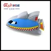 Blue Space Ship Kids Bedroom Furniture Knobs , Silicon Musical Kids Dresser Knobs Soft Plastic Drawer Pulls
