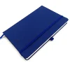 hot selling blue leather note book printing to do list notepad pocket notepads with pen holder