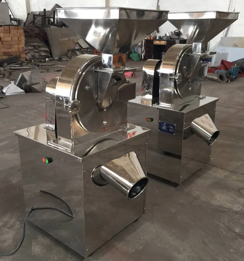 Commercial Dry Vegetable Leaves Fine Powder Grinder / Cereal Powder