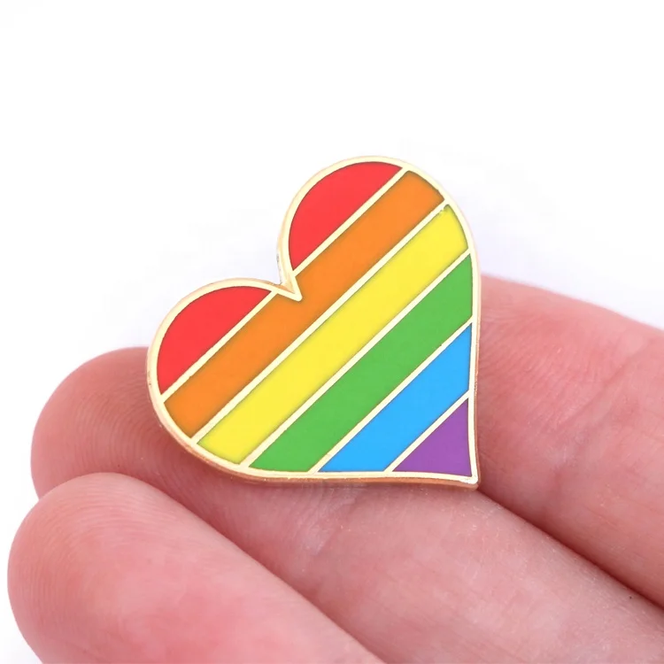 Make Your Own Custom Bulk Lgbt Gayandpride Gold Nickel Plated Soft And Hard Enamel Pin Badge Buy