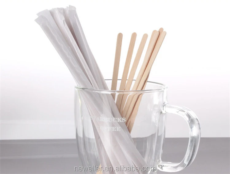 beauty and personal round starbucks wood coffee stirrers with cover