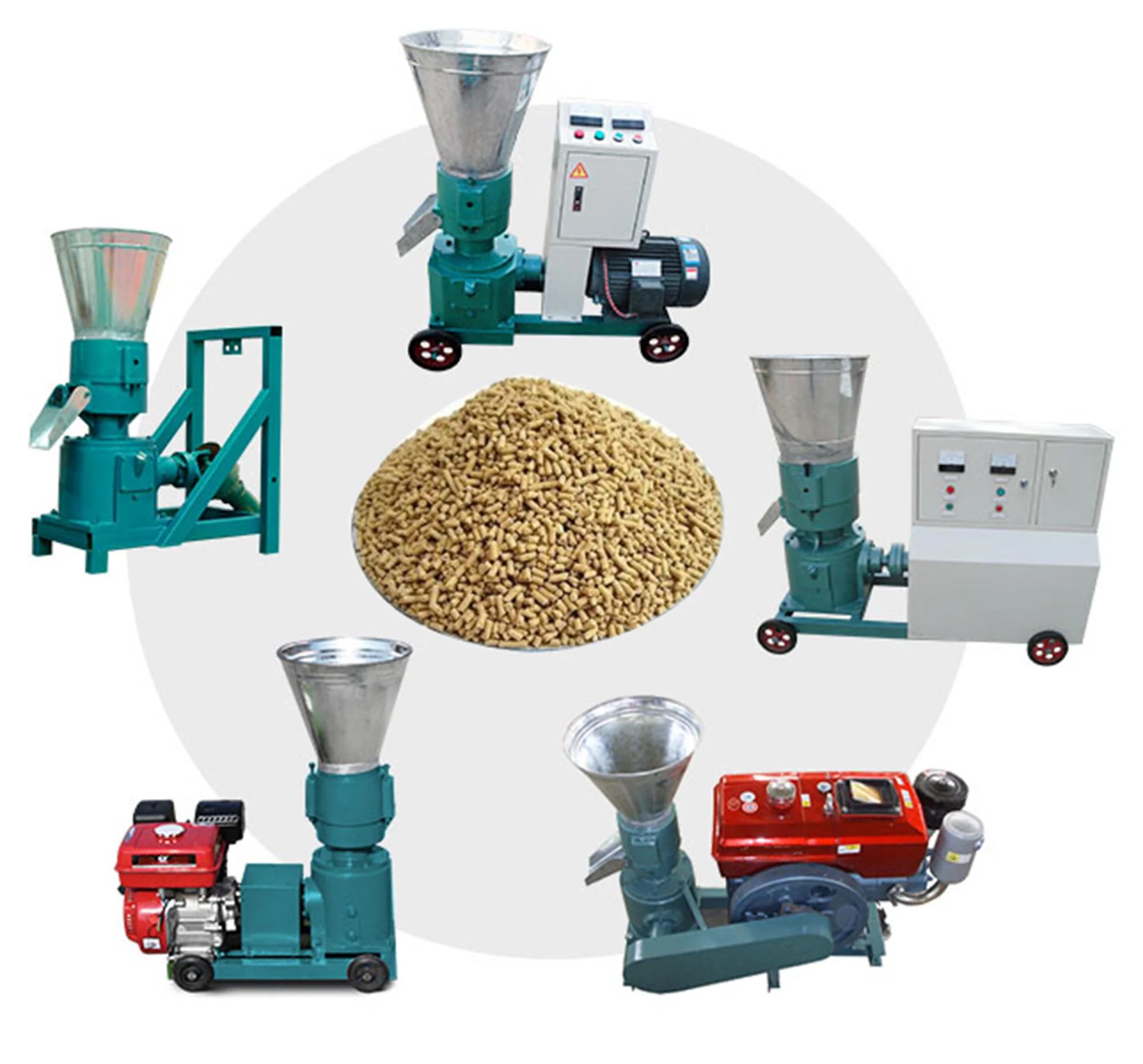 milling machine power live stock chicken feed packaging crumble