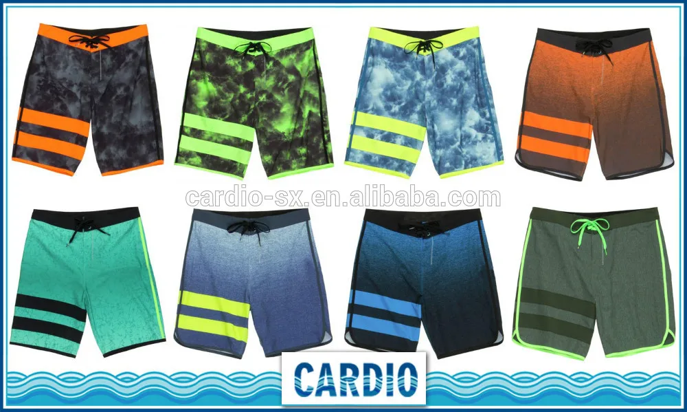 Mens Rose Red And White Plain Boardshorts Stretch Beach Short Pants