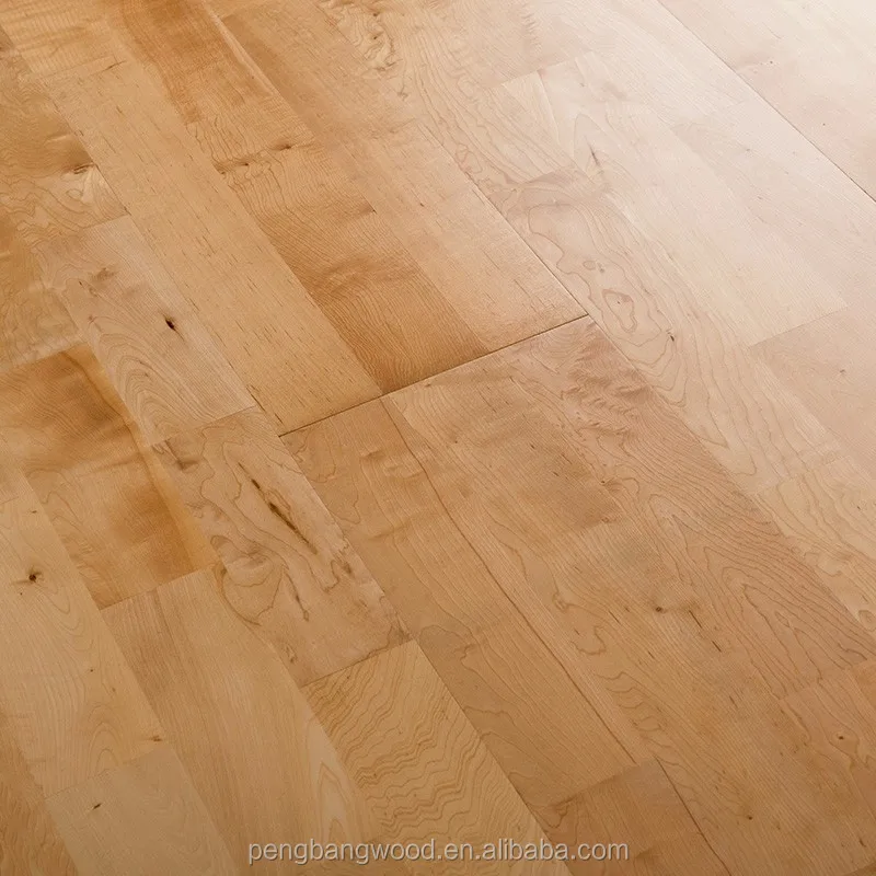 Big Plank Maple 3 Ply Floating Engineered Wood Flooring For
