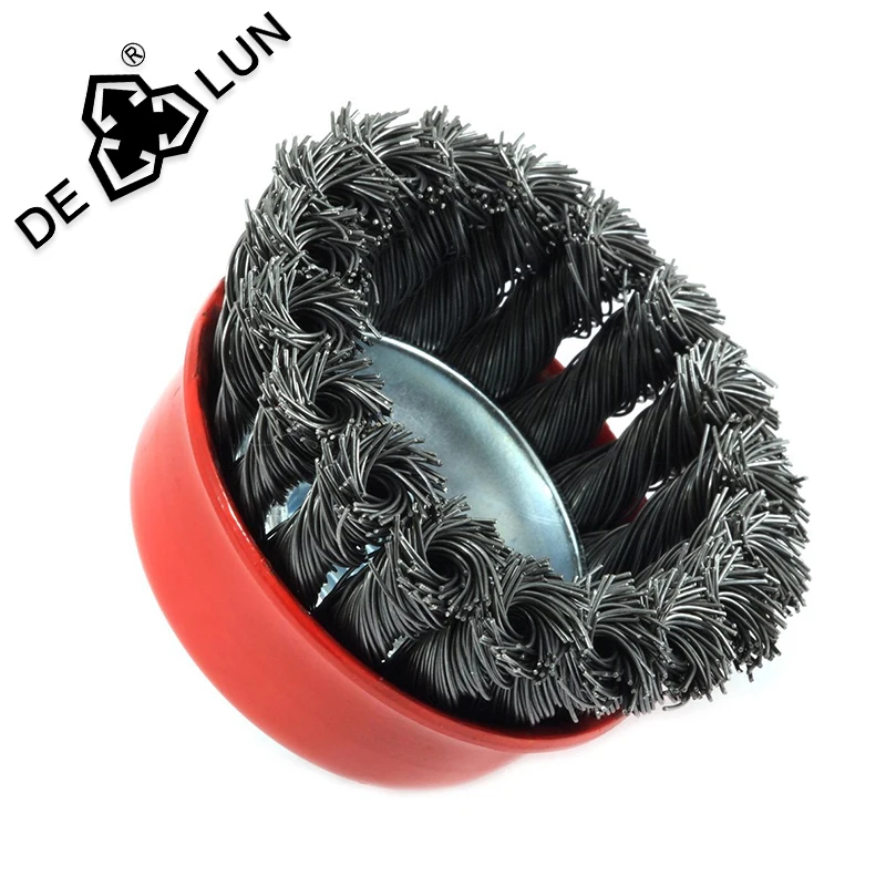 4 Inch Twisted Knot Wire Cup Brush For Polishing - Buy Twisted Cup ...