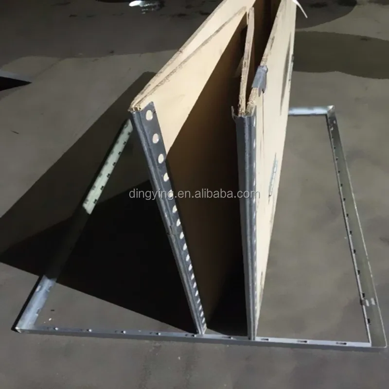 Plywood Attached Together With Piano Hinged Table, Hinges Diy, Backyard