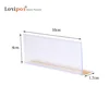Self-adhesive Data Strip Shelf Edge Price Display Clear Scanner Rail Price Tag Label Cover Name Card Holder Pop Shelf Talker